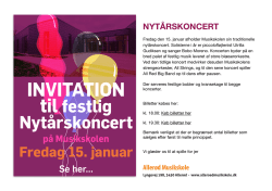 INVITATION - Allerød Musikskole