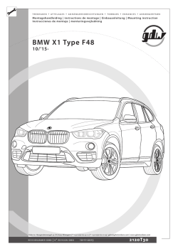 BMW X1 Type F48 10/`15