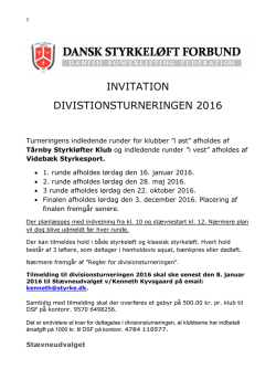 Divisionsturneringen 2016