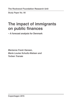 The impact of immigrants on public finances