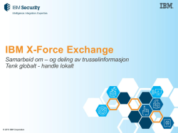 IBM X-Force Exchange