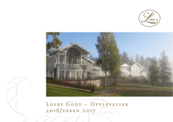Losby Gods – Opplevelser 2016/våren 2017