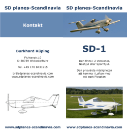 Kontakt SD planes-Scandinavia SD planes
