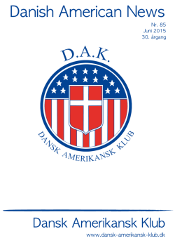 Juni 2015 - Dansk Amerikansk Klub