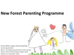 New Forrest Parenting Program (NFPP) v. Anne