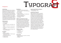 typografi & ombrydning