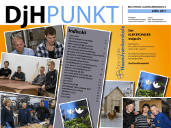 DjHPUNKT april 2015 - Den jydske Haandværkerskole