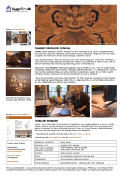 Klassisk Håndværk: Intarsia Fakta om metoden