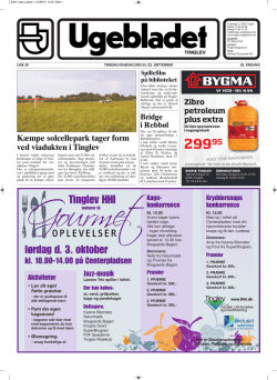 Uge 39 - Ugebladet for Tinglev