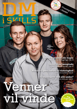 Skills 2015 - Trine Münster