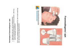 Samtalekort til småskader, 2013