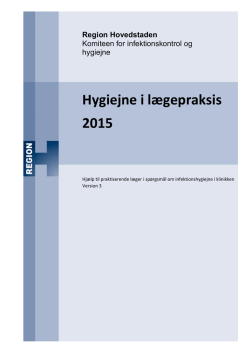 Hygiejne i lægepraksis 2015