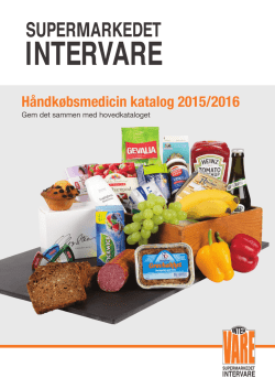 Håndkøbsmedicin katalog 2015/2016