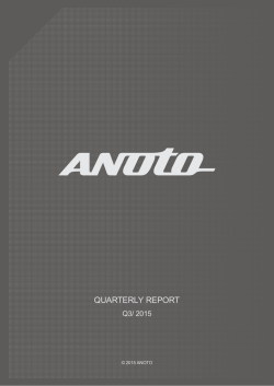 Anoto Quarterly Report EN Q3_15_FINAL