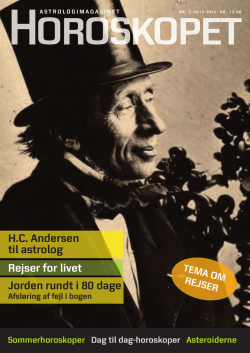 H.C. Andersen til astrolog Rejser for livet Jorden rundt i 80 dage