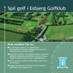 Spil golf i Esbjerg Golfklub