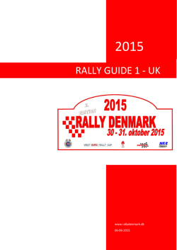 rally denmark 2015 - West Euro Rally Cup