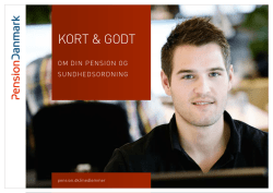 KORT & GODT - PensionDanmark