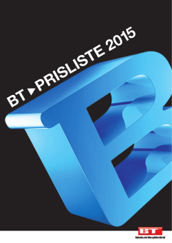 BT PRISLISTE 2015 - Amazon Web Services