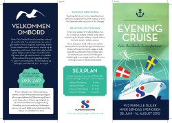 VN Sundbusserne Evening Cruise folder v5.indd