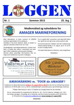 loggen 1-2015 - Amager Marineforening
