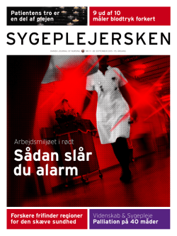 Læs som pdf side 20 - Dansk Sygeplejeråd