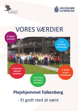 Værdipjece 2015 - Plejehjemmet Falkenberg