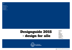 Designguide 2015 - design for alle