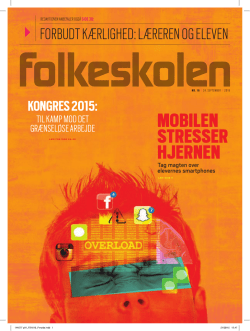 L&aelig;s som PDF - Folkeskolen