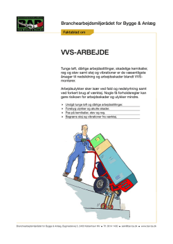 VVS-ARBEJDE - BAR Bygge og Anlæg
