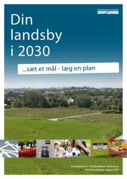 Din landsby i 2030 - Frederikshavn Kommune