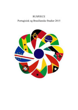 RUSPJECE Portugisisk og Brasilianske Studier 2015