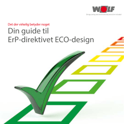 Din guide til ErP-direktivet ECO