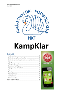 KampKlar - Nivå-Kokkedal Fodboldklub