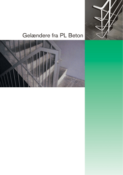 Almeborg - Brochure - trappe gelænder - PL 192.882