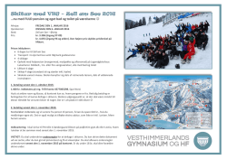 Skitur med VHG – Zell am See 2016