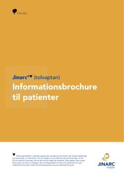 Informationsbrochure til patienter