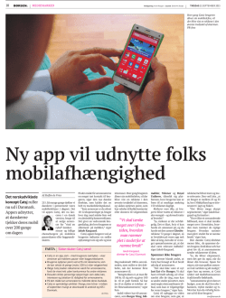 Ny app vil udnytte folks mobilafhængighed