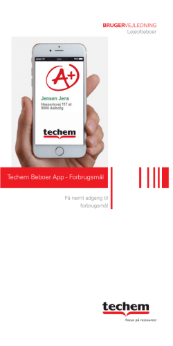 Techem Beboer App