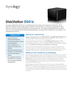 DiskStation DS416
