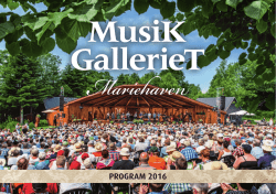 PROGRAM 2016 - Musik Galleriet