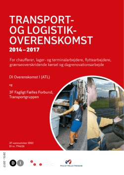 Transport- og Logistikoverenskomst 2014-2017