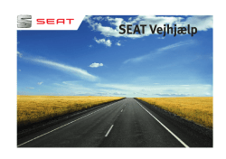 SEAT Vejhjælp - Seat Danmark
