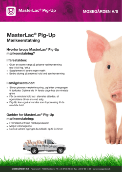 MasterLac® Pig-Up