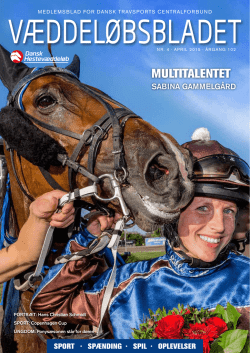 April - nr. 4 - Dansk Hestevæddeløb