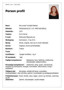 Gartner, skovarbejder, socialt arbejde