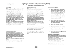PDF med information om BLW til din sundhedsplejerske.