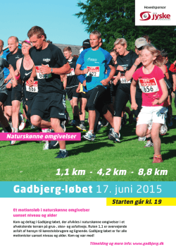 Gadbjerg-løbet 17. juni 2015