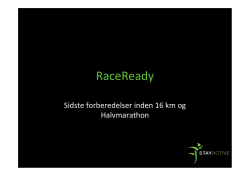 RaceReady - Harlev løb og motion