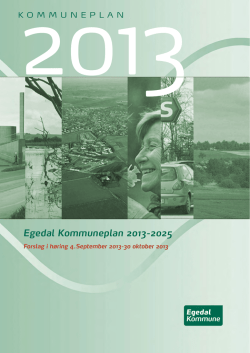 Egedal Kommuneplan 2013-2025